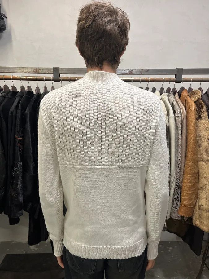 Dries Van Noten Dries Van Noten Architecture White Sweater Size US S / EU 44-46 / 1 - 3 Thumbnail
