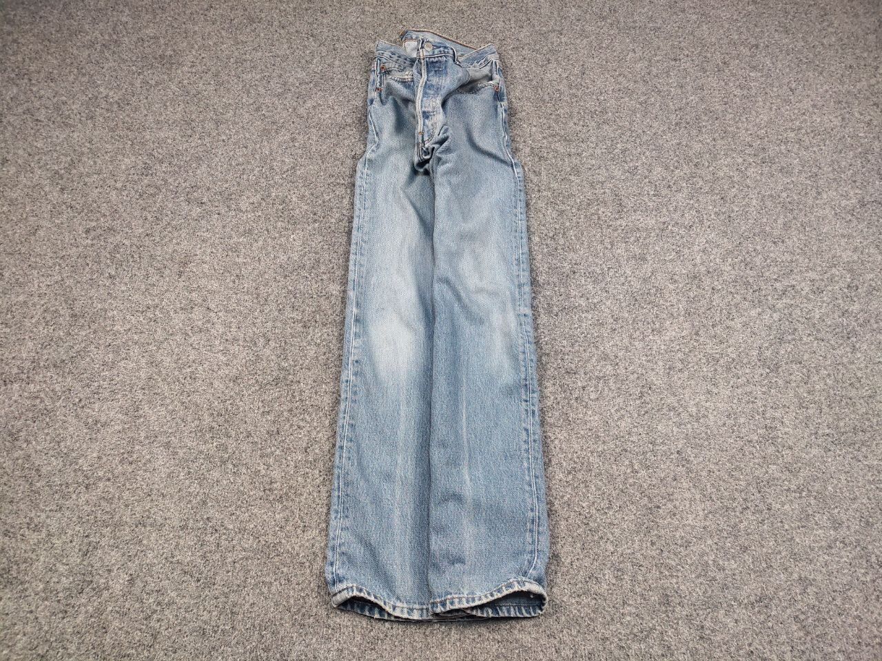 Levi's × Vintage Vintage 90's Levis 501 Made in USA Faded Blue Denim Jeans Size US 34 / EU 50 - 3 Thumbnail