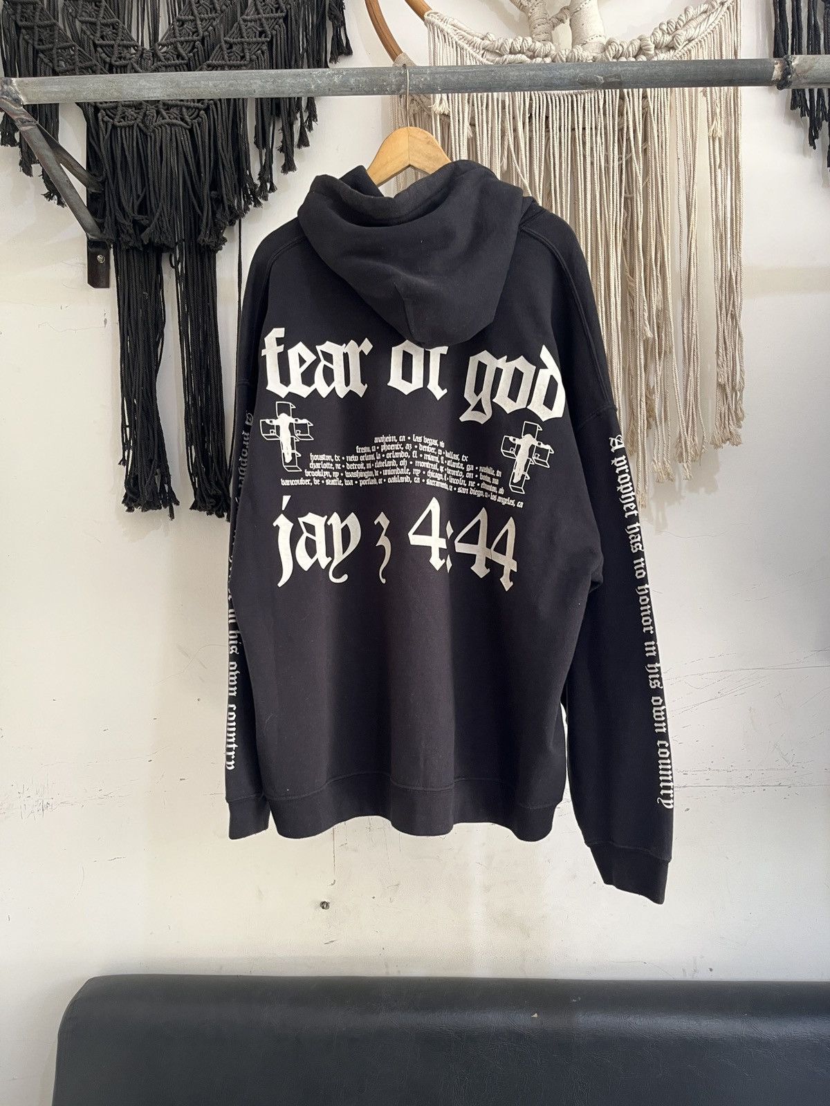 Fear of God × Saint Michael XL/XXL SAINT OF GOD HOODIE (Fear of