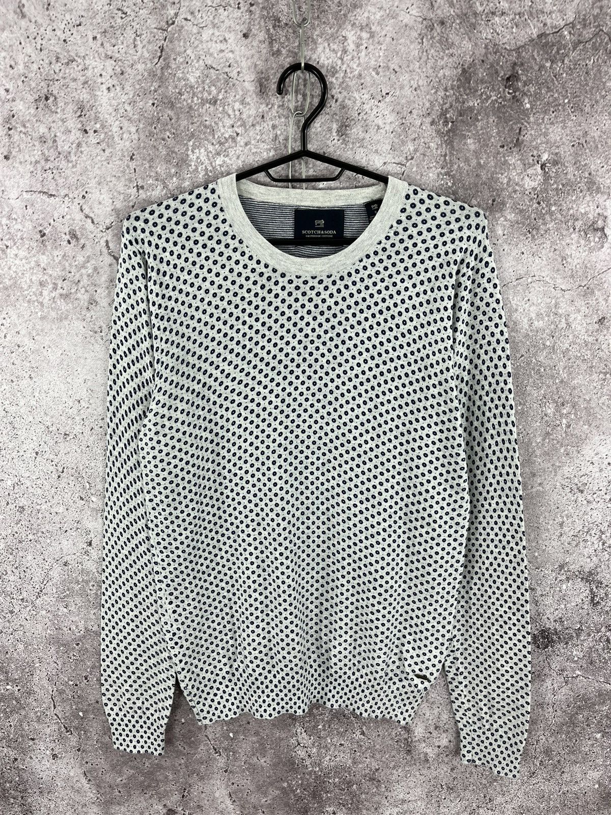 Designer Scotch & Soda Crew Neck Sweater Cable Knit Size S Size US S / EU 44-46 / 1 - 1 Thumbnail