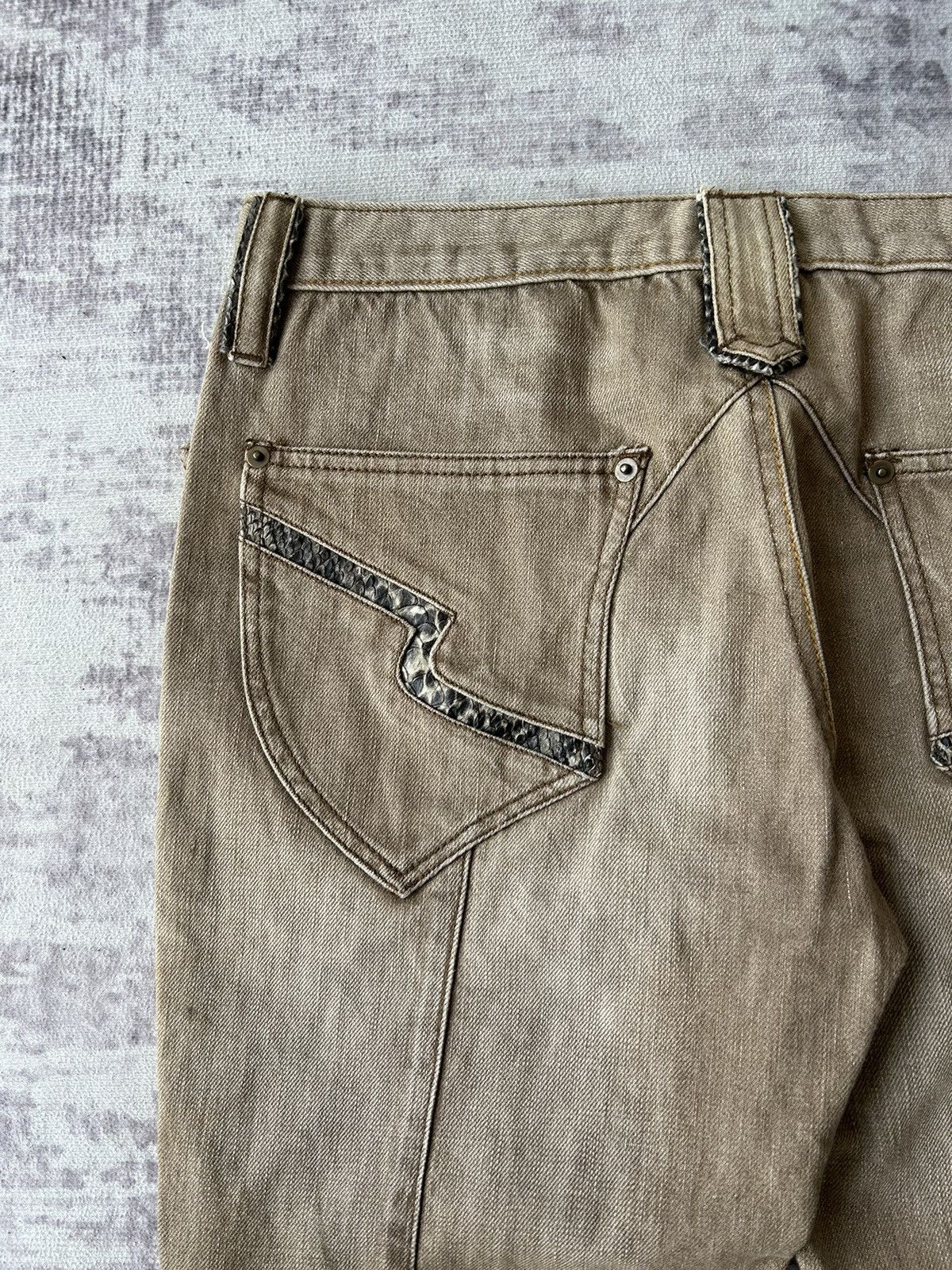 14th Addiction Snake Punk Semantic Design Pants Size US 31 - 12 Thumbnail
