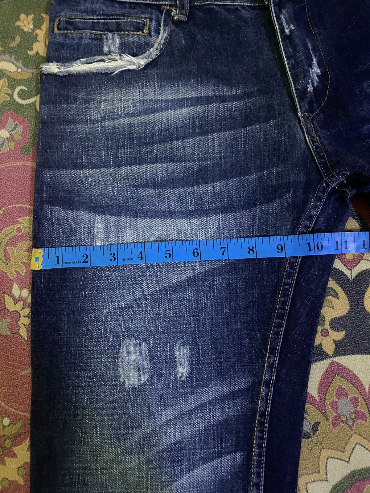 Dolce & Gabbana × Vintage 🔥RARE🔥DOLCE & GABBANA Distressed Denim Size US 33 - 19 Thumbnail