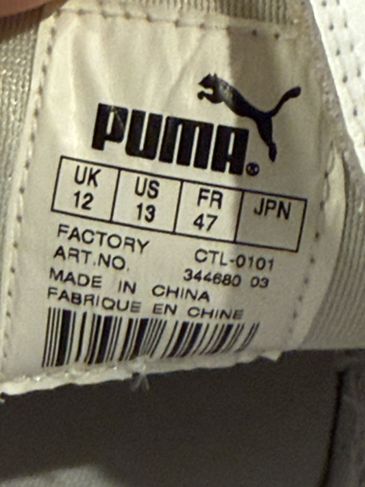 Puma Vintage 2003 Puma Basket White/Blue mens size 13 Size US 13 / EU 46 - 10 Thumbnail