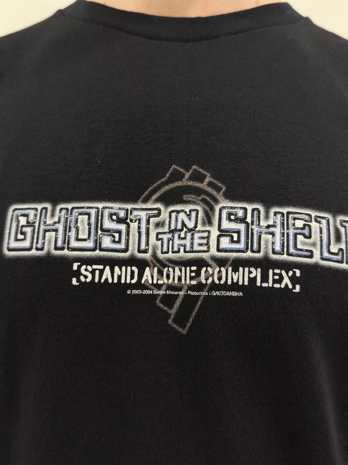 Fruit Of The Loom Vintage 2000s Ghost in the Shell Stand Alone Anime Y2K Shirt Size US XL / EU 56 / 4 - 4 Thumbnail