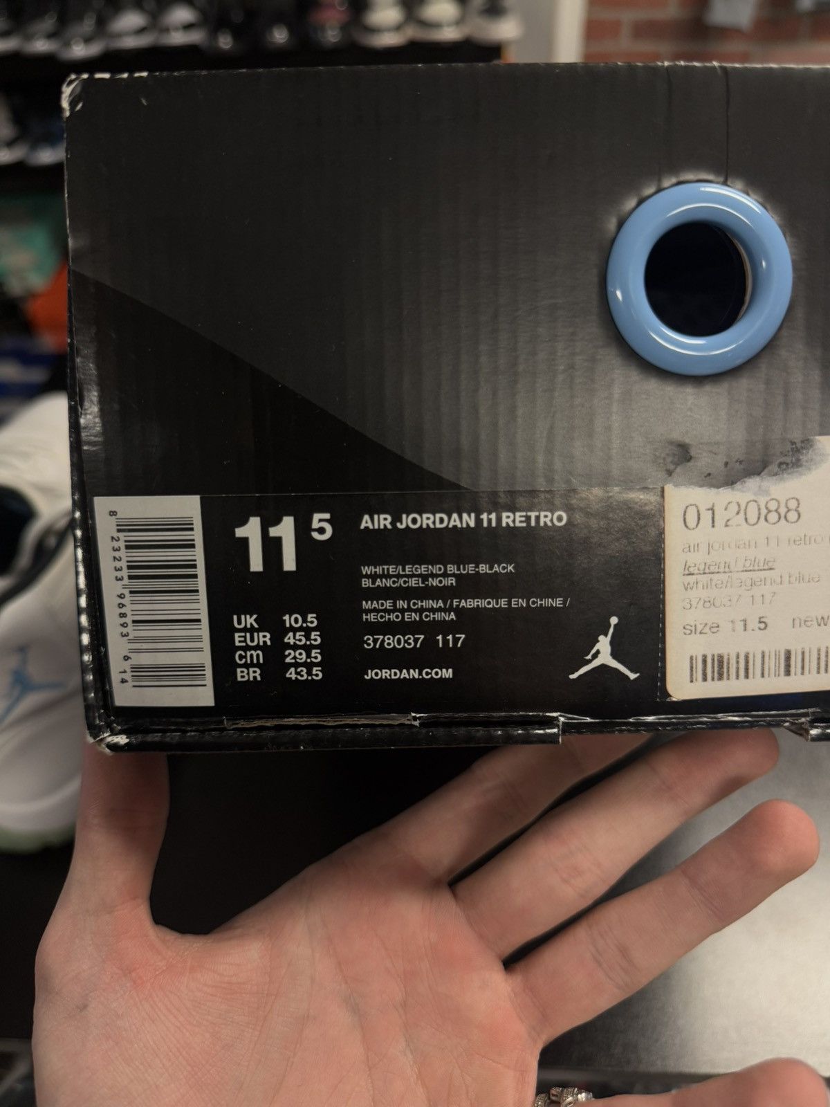Jordan Brand × Nike Jordan 11 Legand Blue Size 11.5 2014 OG Clean 🧼 Size US 11.5 / EU 44-45 - 23 Thumbnail