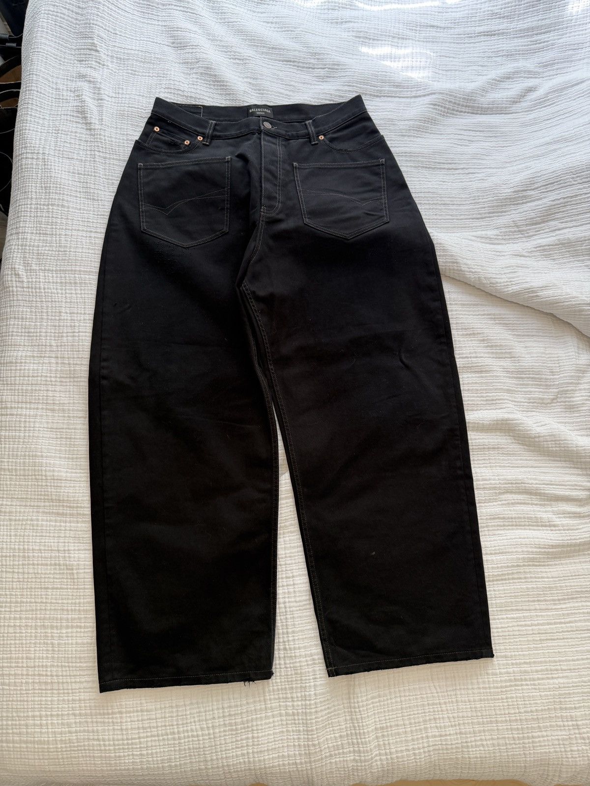 Balenciaga Balenciaga Back Pocket Baggy Jeans Size US 34 / EU 50 - 3 Thumbnail