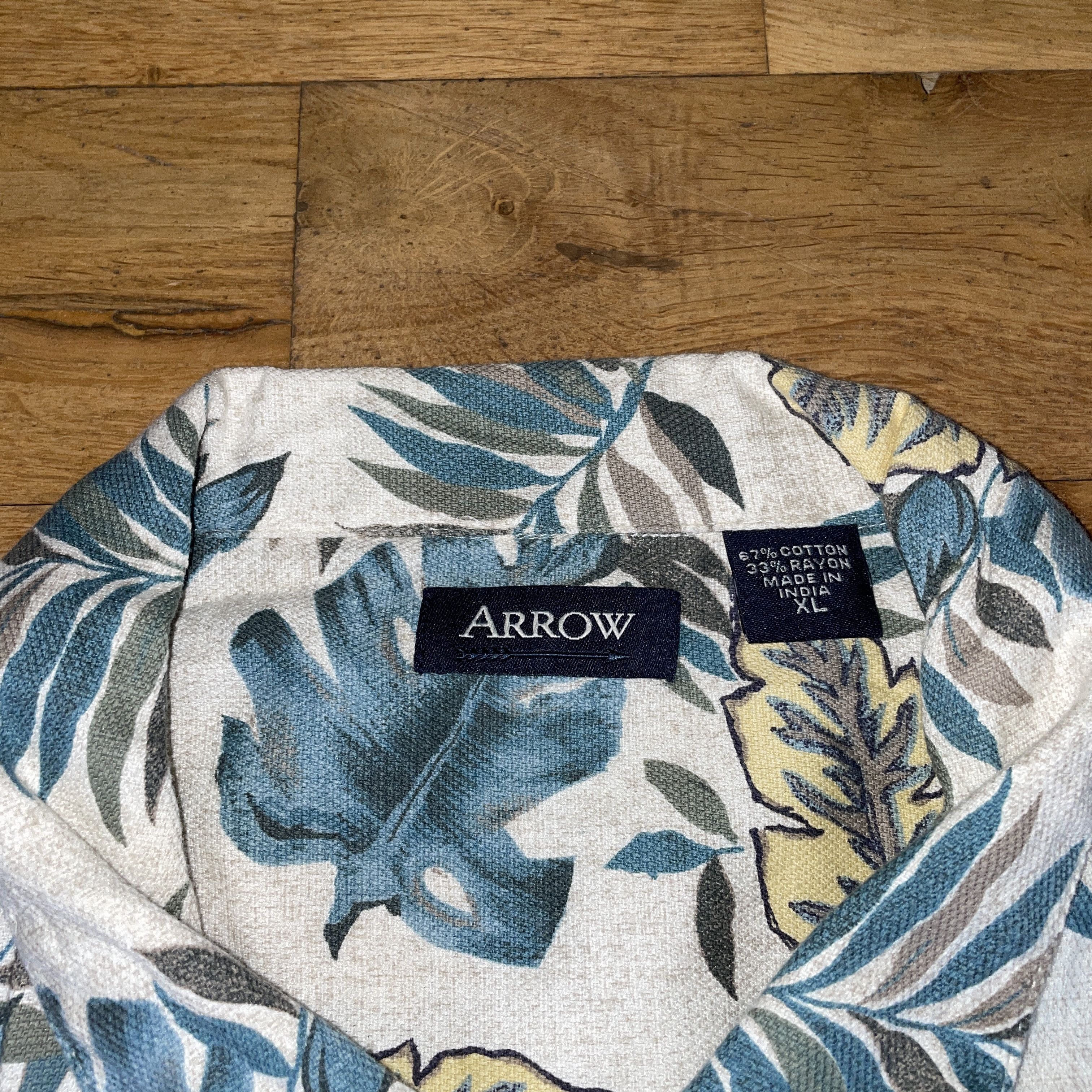 Arrow Arrow Men's Fashionable Hawaiian Vacation Shirt Size Xl Size US XL / EU 56 / 4 - 2 Thumbnail