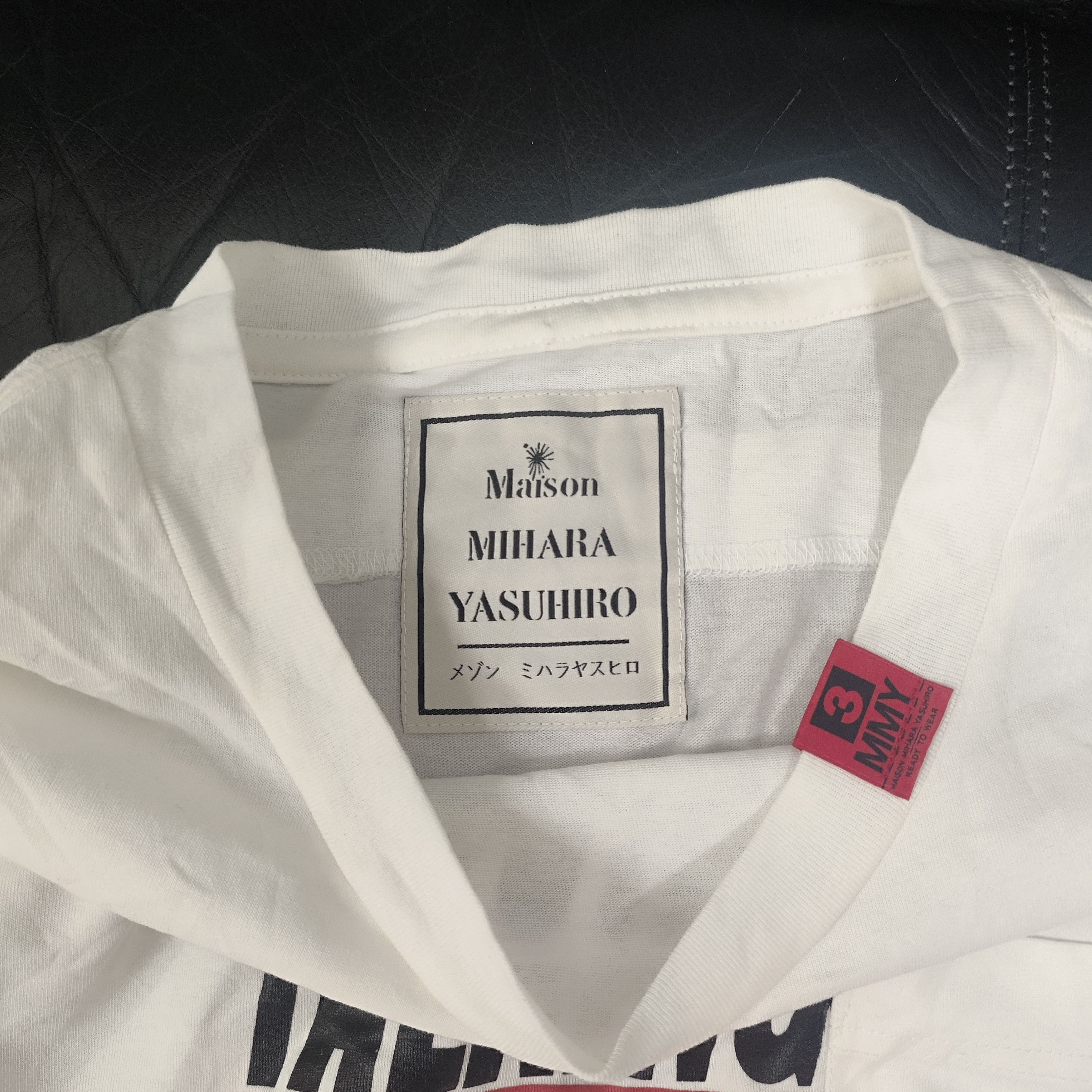 Japanese Brand × Maison MIHARA YASUHIRO Maison Miharayasuhiro "Double" T-shirt Unique Design Size US L / EU 52-54 / 3 - 8 Thumbnail