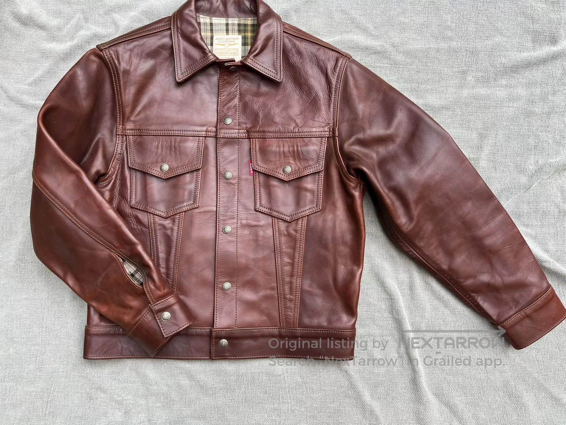 Aero Leathers Aero Leather Brown Custom Jacket. Size US M / EU 48-50 / 2 - 1 Thumbnail