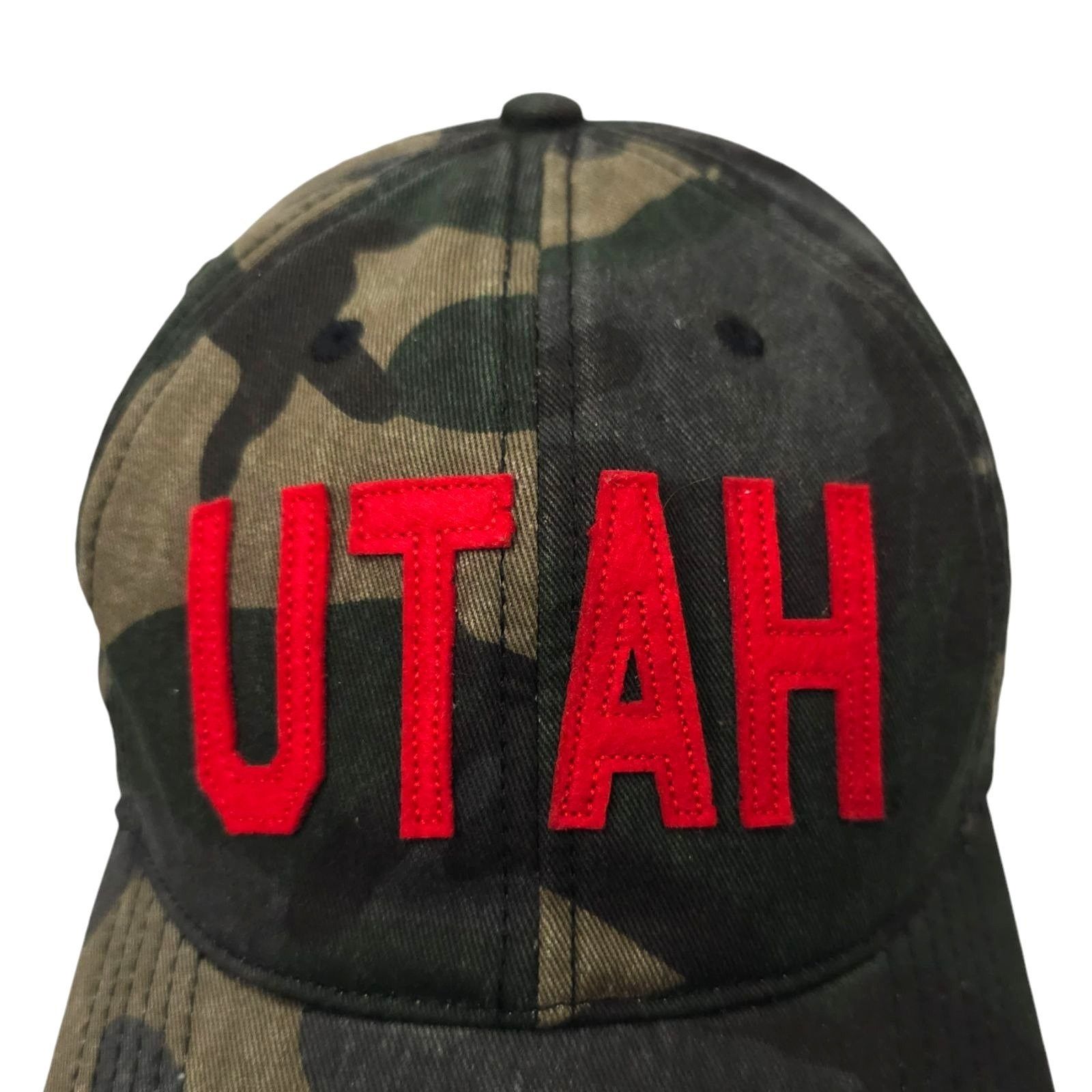 Other Utah Utes Camo Adjustable Cap Trucker Baseball Hat Stitched Size ONE SIZE - 7 Thumbnail