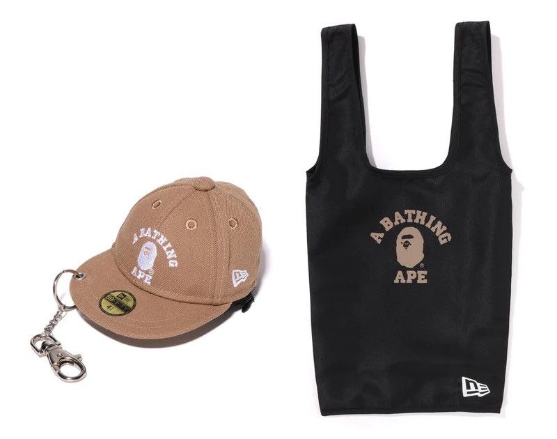 image of Bape New Era Keychain & Ecobag, Men's