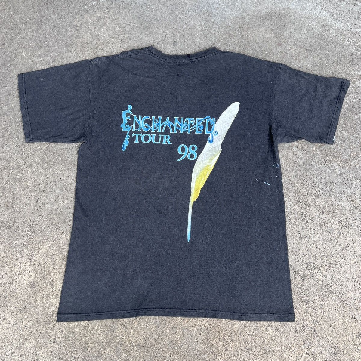 Band Tees Vintage 90s Stevie Nicks Enchanted Tour Promo Tee XL Faded Size US XL / EU 56 / 4 - 9 Thumbnail