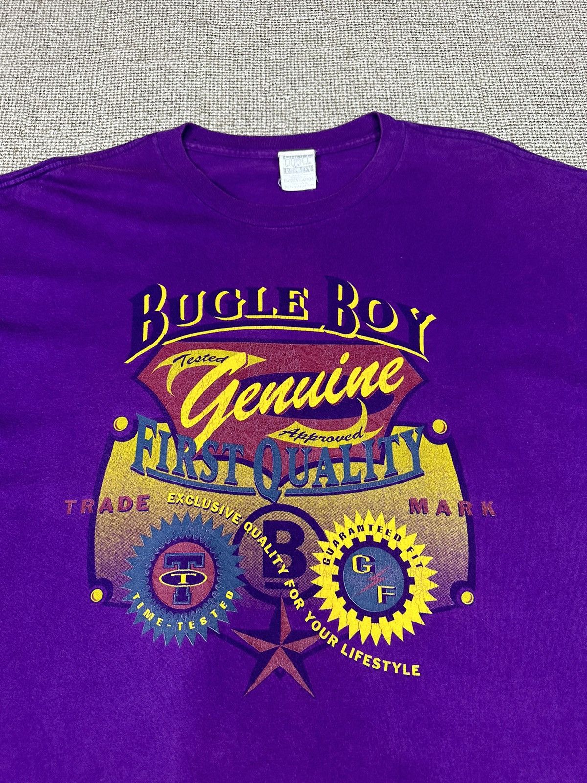 Bugle Boy Vintage Bugle Boy Tshirt A964 Size US XL / EU 56 / 4 - 2 Thumbnail