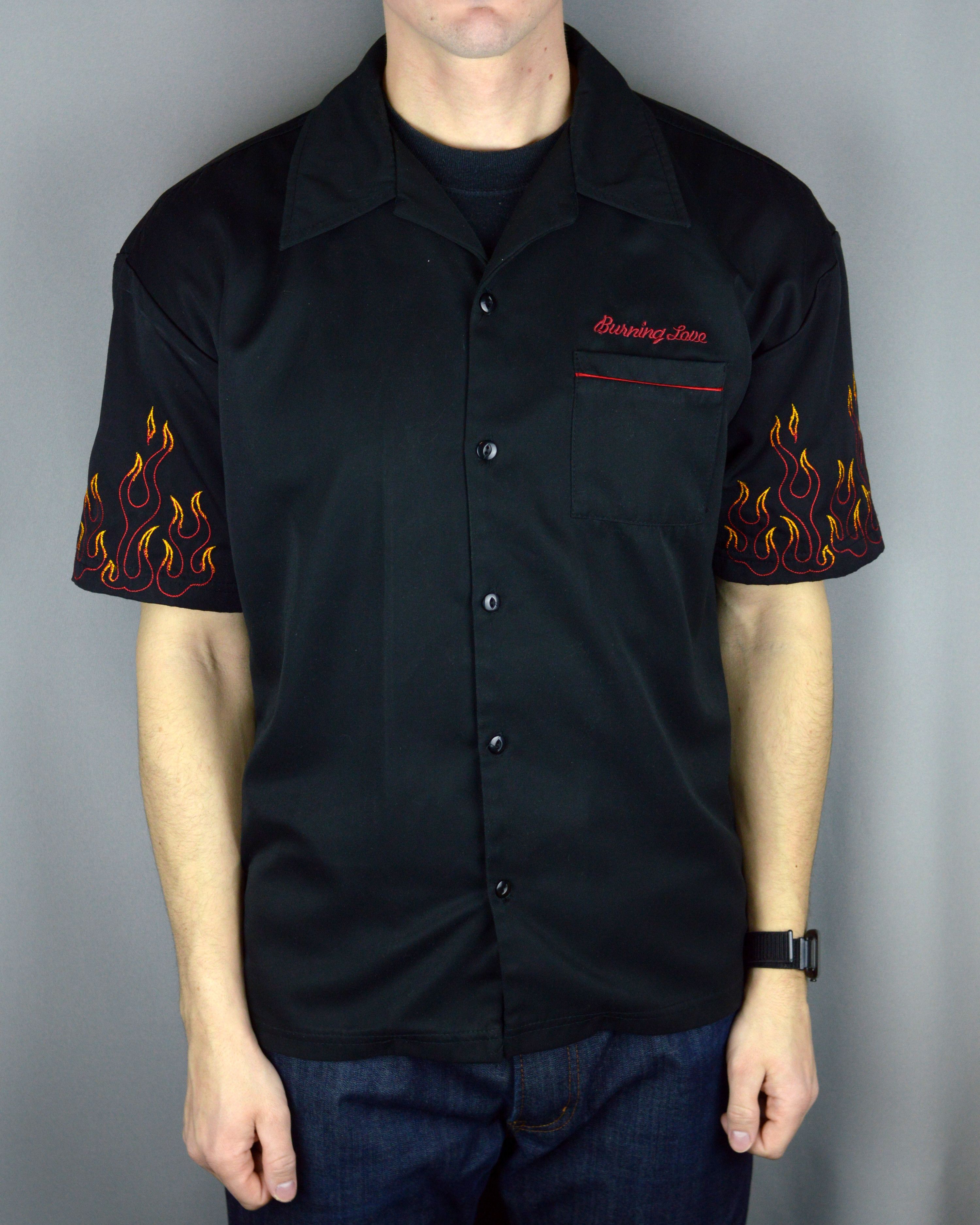 Band Tees × Vintage Vintage Elvis Presley Burning Love 1999 shirt Size US M / EU 48-50 / 2 - 1 Thumbnail