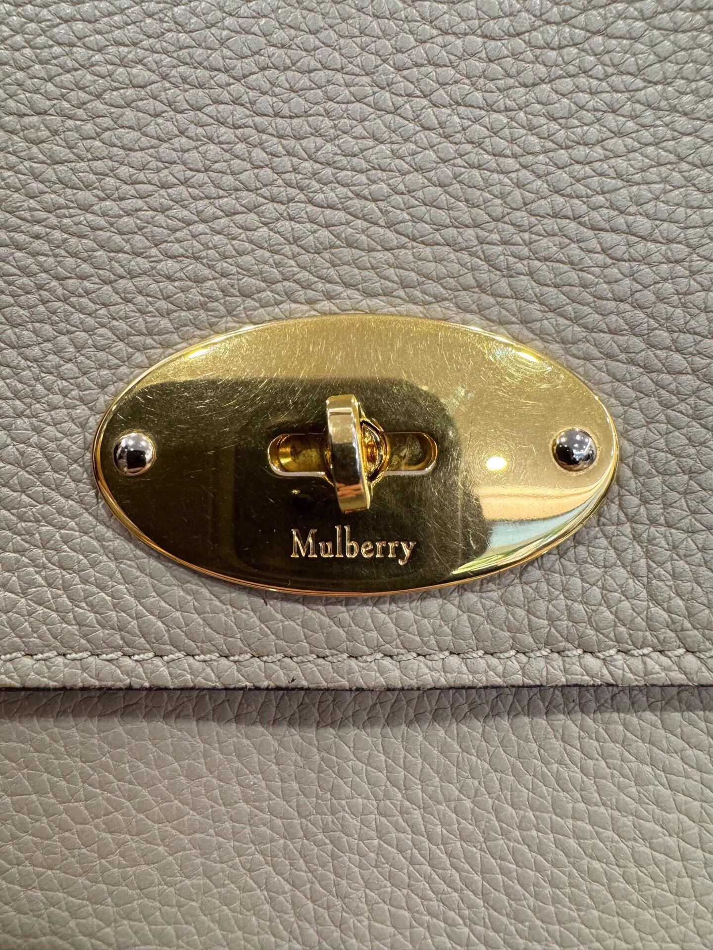 Mulberry Mulberry Ivory Gold Oval Clasp Multi-way Bag 32cm Size ONE SIZE - 4 Thumbnail