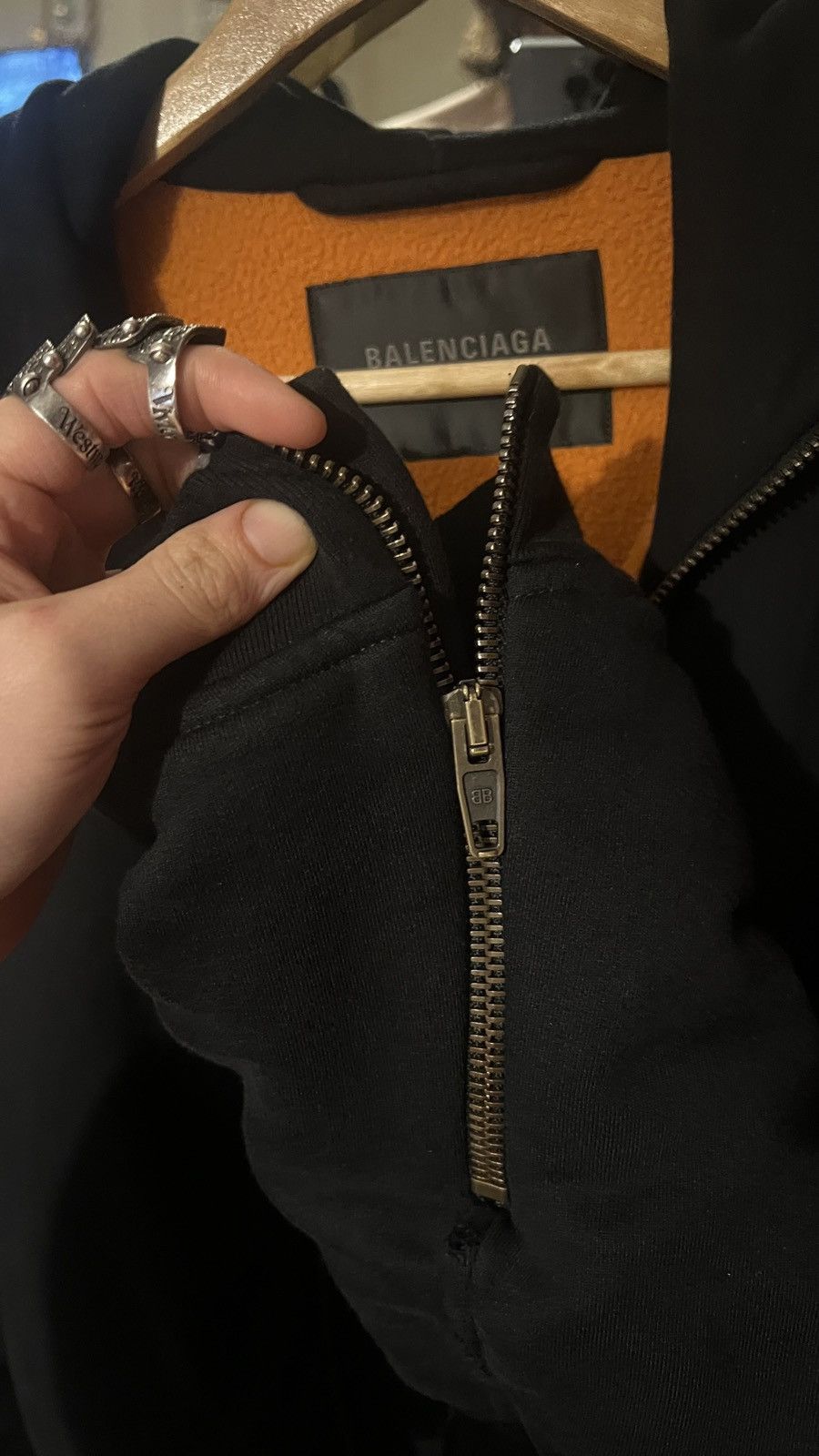 Balenciaga Balenciaga hoodie bomber jacket Size US XS / EU 42 / 0 - 7 Thumbnail