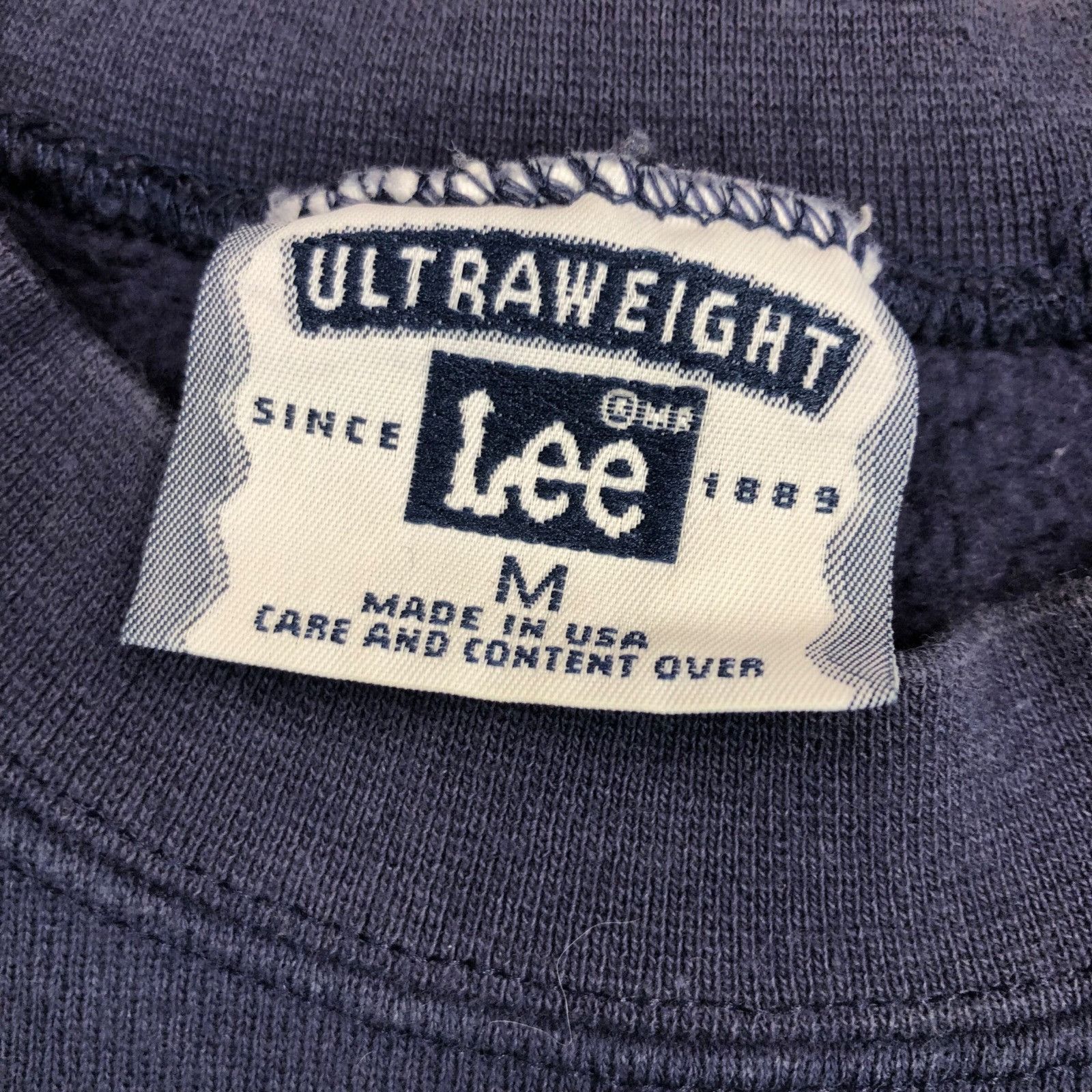 Lee VTG Delta Sorority Sweatshirt Navy Blue/White • USA • Medium Size US M / EU 48-50 / 2 - 3 Thumbnail