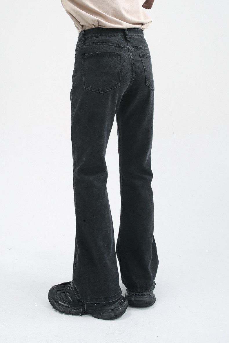 Japanese Brand Japanese retro all-match wide-leg flared washed jeans Size US 32 / EU 48 - 5 Thumbnail