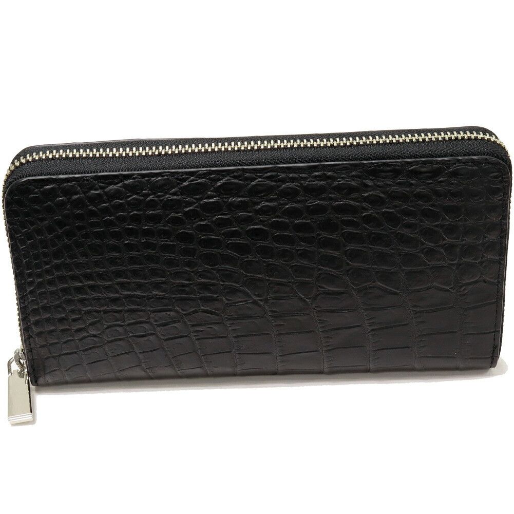 Other Other Matte Crocodile Long Zip Wallet with Coin Pocket Leather Long Wallet DUTY FREE for USA Size ONE SIZE - 1 Thumbnail