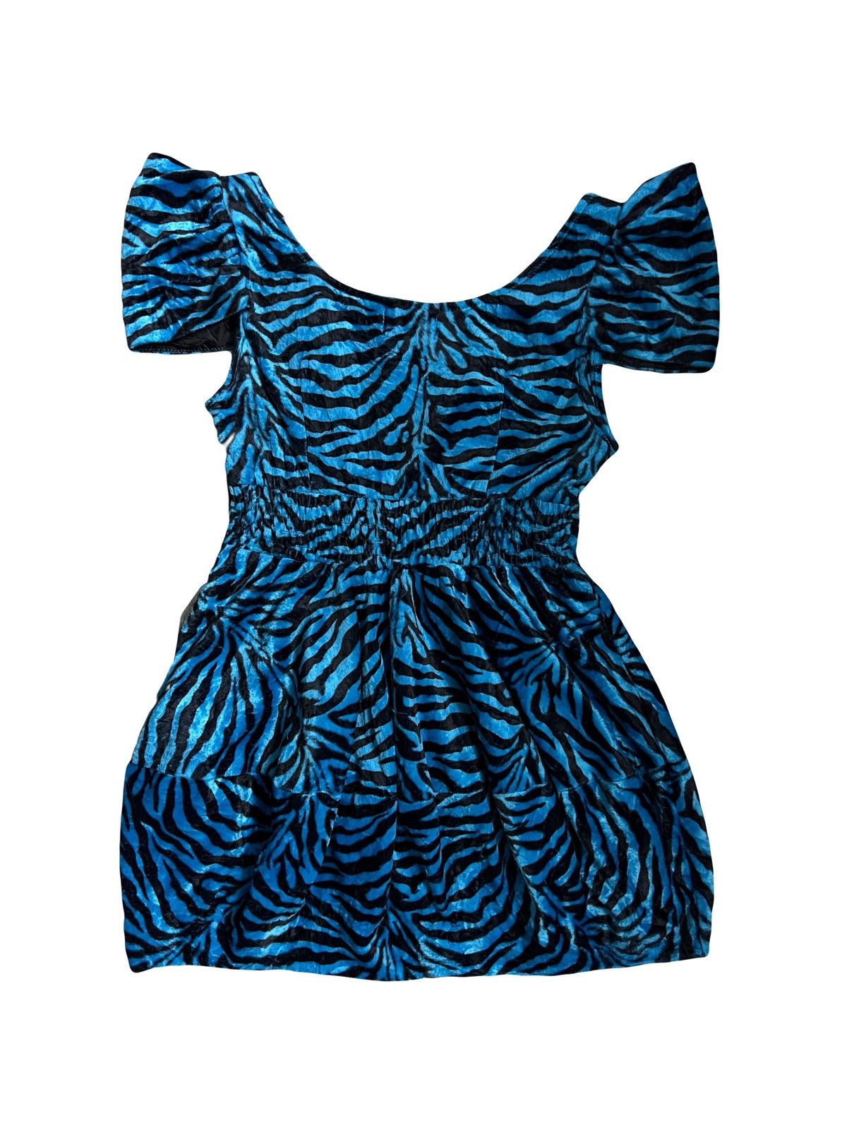 Tripp NYC Vintage zebra velvet pumpkin dress💙🦓 Size S / US 4 / IT 40 - 5 Thumbnail