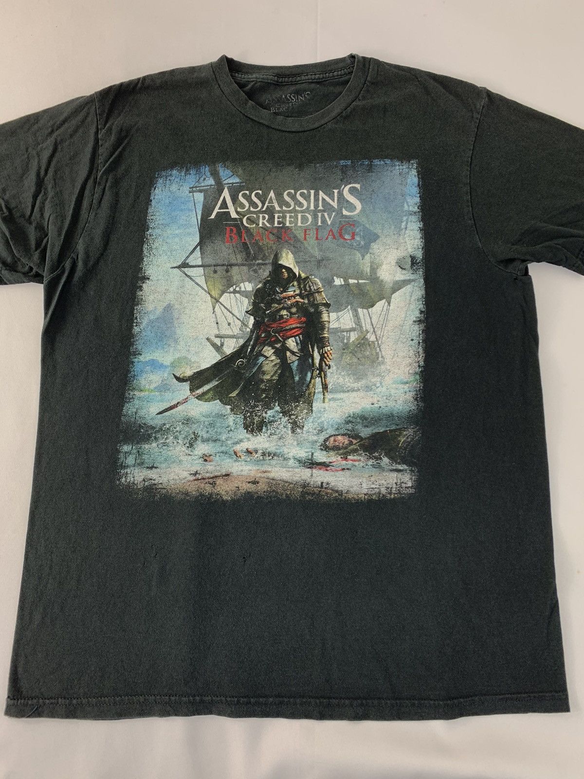 The Game Assasin Creed IV Black Flag Action Fantasy Game Big Logo Tee Size US L / EU 52-54 / 3 - 3 Thumbnail