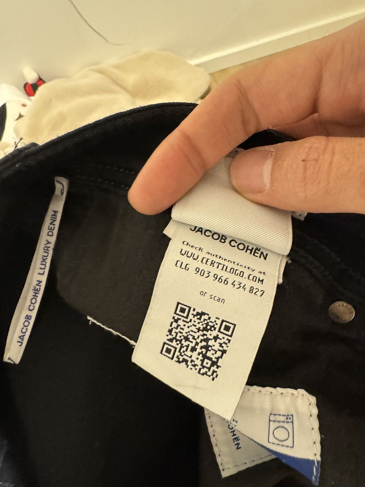 Jacob Cohen Jacob Cohen Black Jeans Size US 33 - 7 Thumbnail