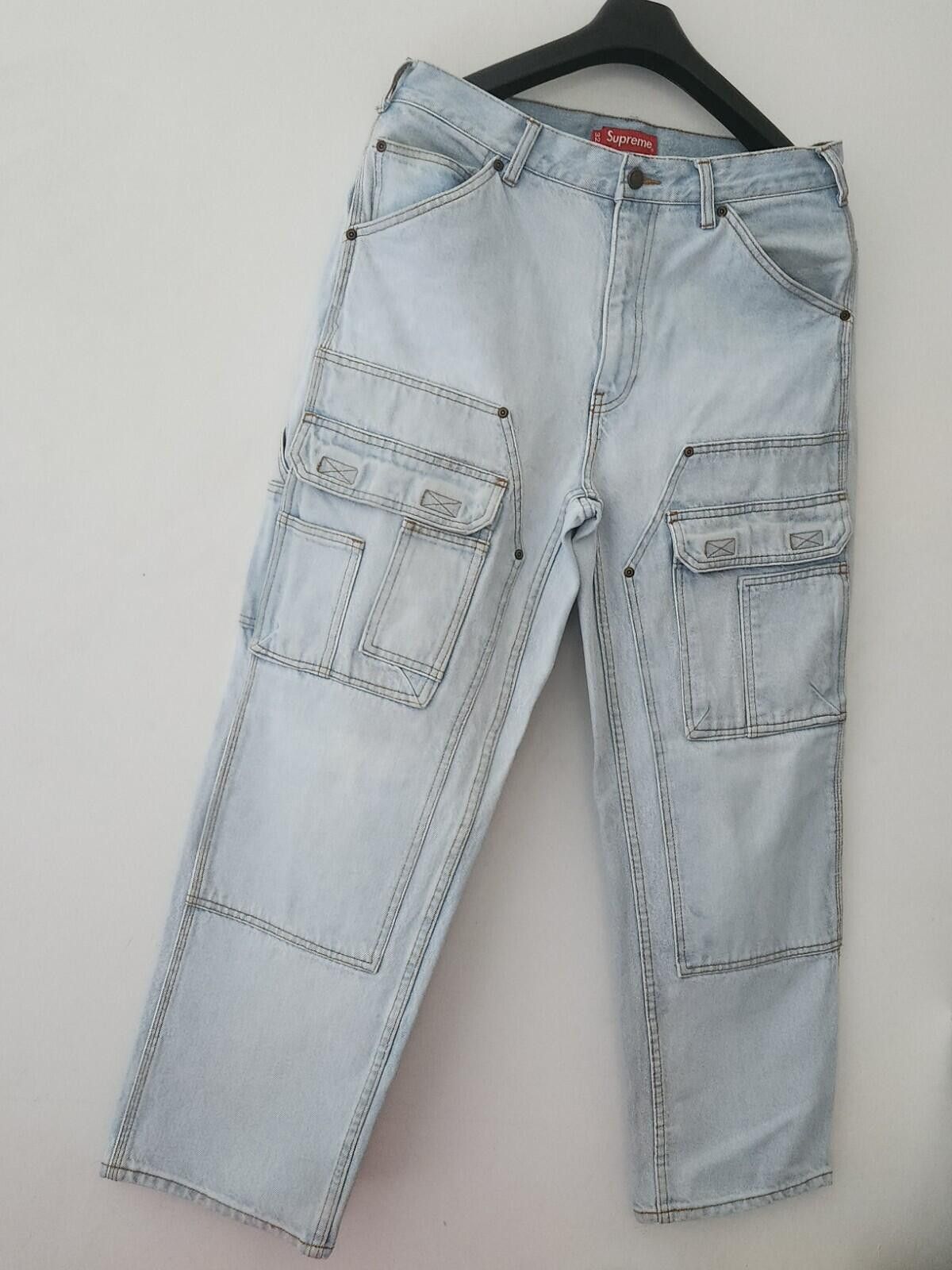 Supreme Supreme Cherub 5 pocket jeans Light blue FW16 | Grailed