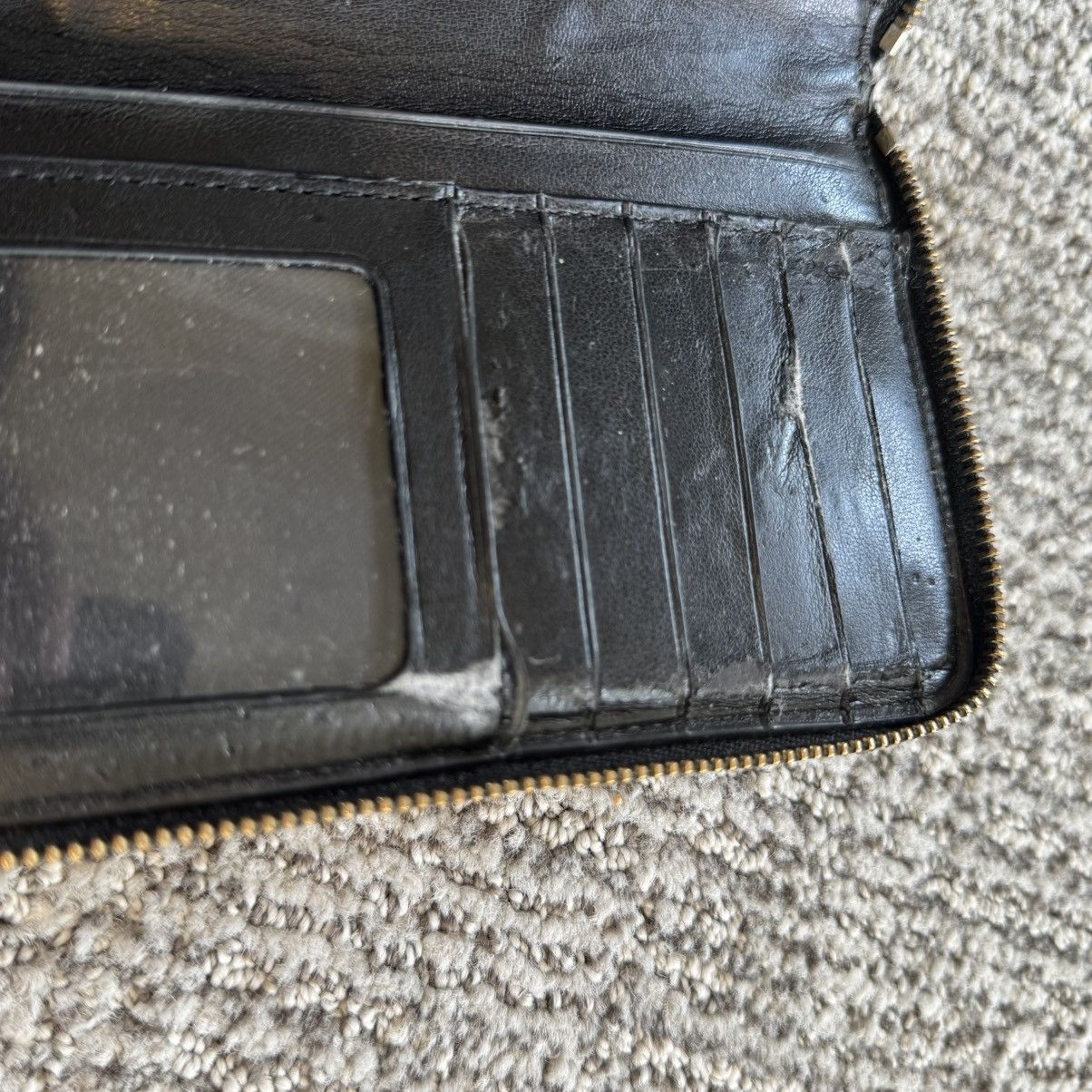 Coach Thrashed Vintage Coach New York zip-around wristlet wallet Size ONE SIZE - 5 Thumbnail