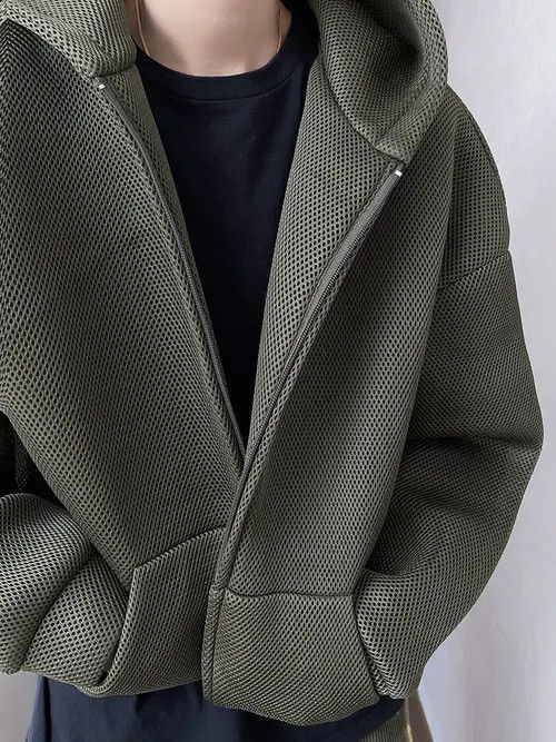 VIBE Double Layer Green Mesh Hoodie Size US M / EU 48-50 / 2 - 5 Thumbnail
