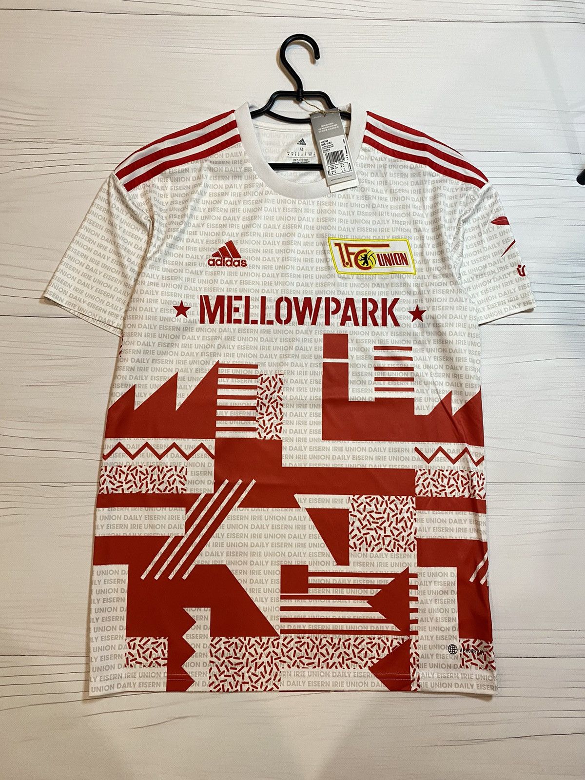 Adidas Rare Union Berlin fourth jersey soccer y2k football t shirt Size US M / EU 48-50 / 2 - 1 Thumbnail