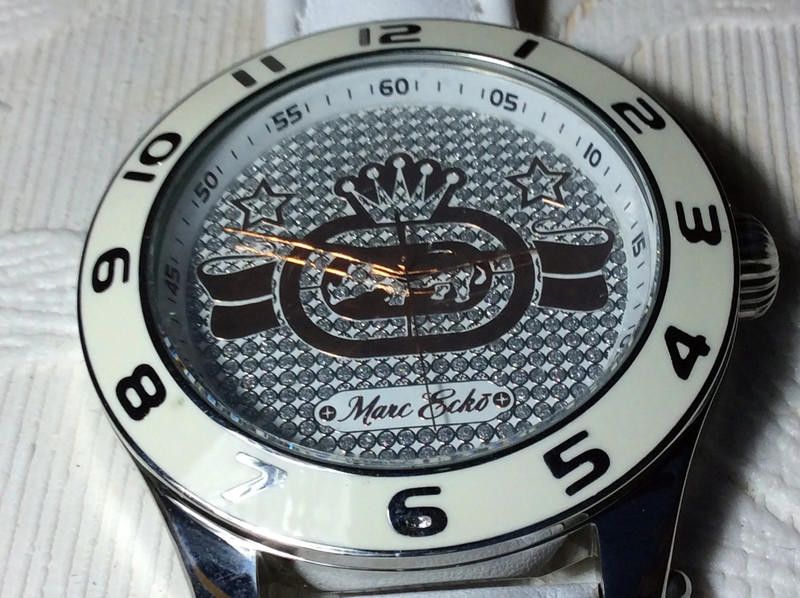 Marc Ecko Marc Ecko - Men's Watch white leather strap watch Size ONE SIZE - 1 Thumbnail