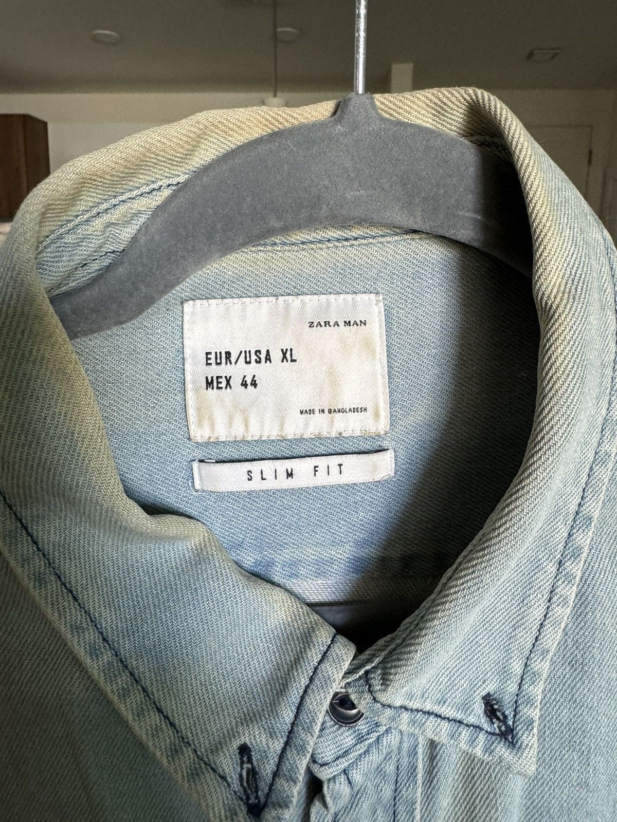 Zara Zara denim button up Size US XL / EU 56 / 4 - 3 Thumbnail