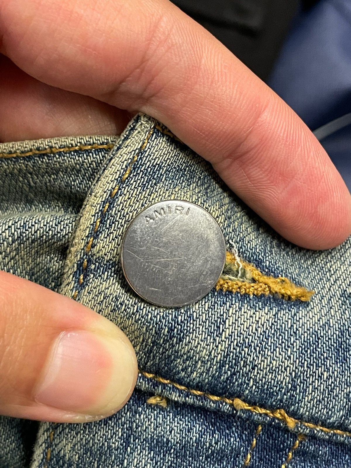 Amiri Amiri Diamonds Destroyed Jeans Size US 30 / EU 46 - 14 Thumbnail