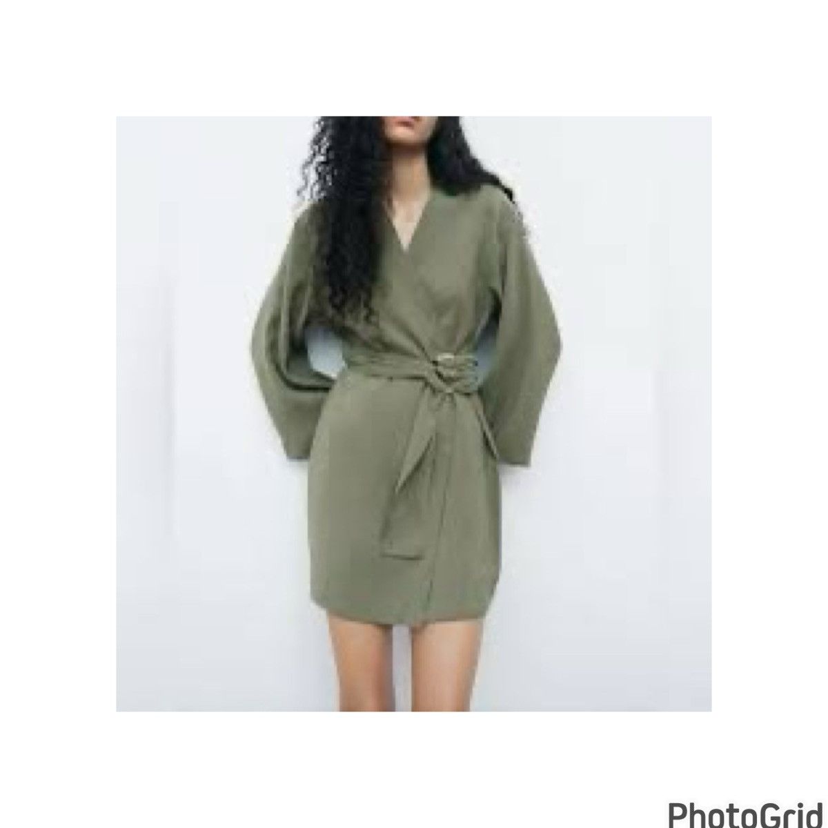 Zara ZARA Wrap Dress Size L / US 10 / IT 46 - 2 Thumbnail