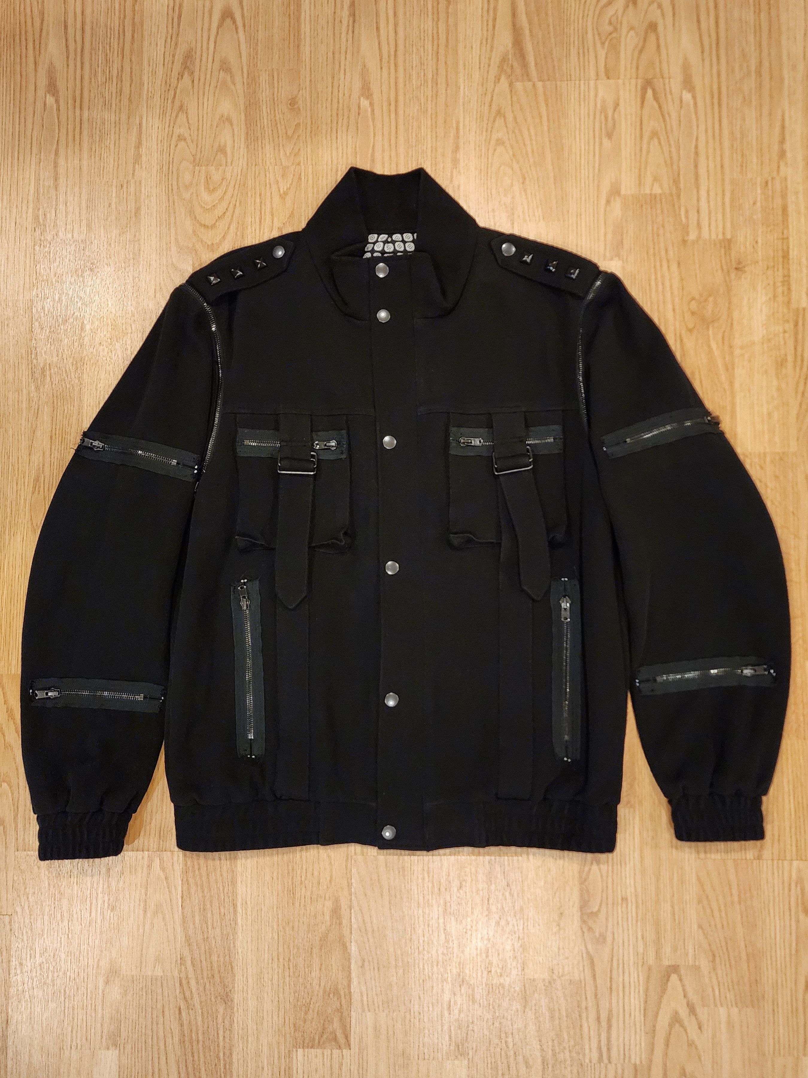 image of Number N Ine Number (N)Ine Ss04 "dream Baby Dream" Bomber Jacket in Black, Men's (Size XL)