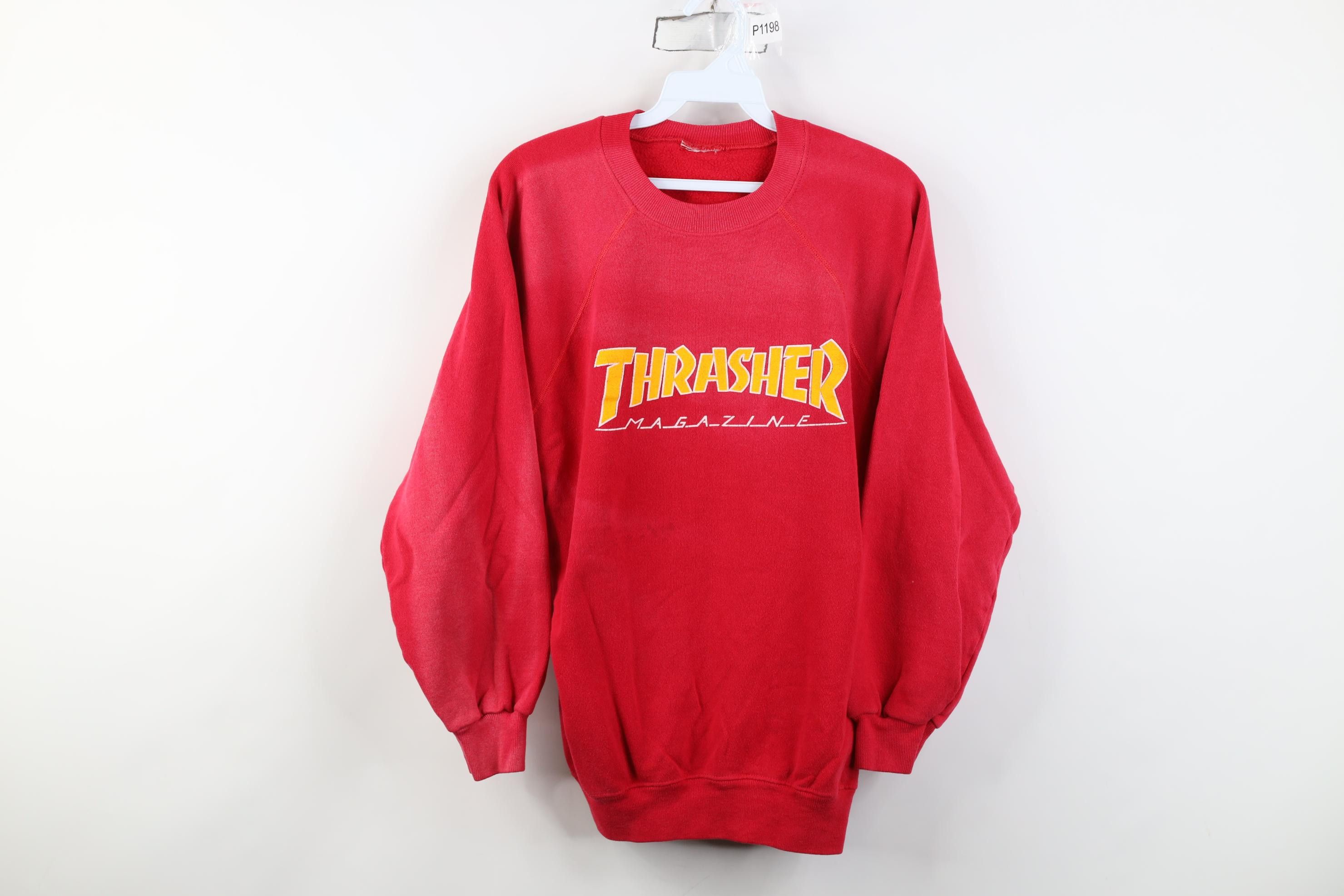 Vintage Vintage 80s Original Thrasher Magazine Skateboard Sweatshirt Size US M / EU 48-50 / 2 - 1 Thumbnail