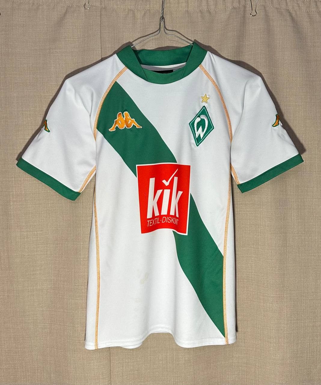 Kappa Werder Bremen 2004 2005 Away Kappa Football Jersey shirt Yng Size US XS / EU 42 / 0 - 1 Thumbnail