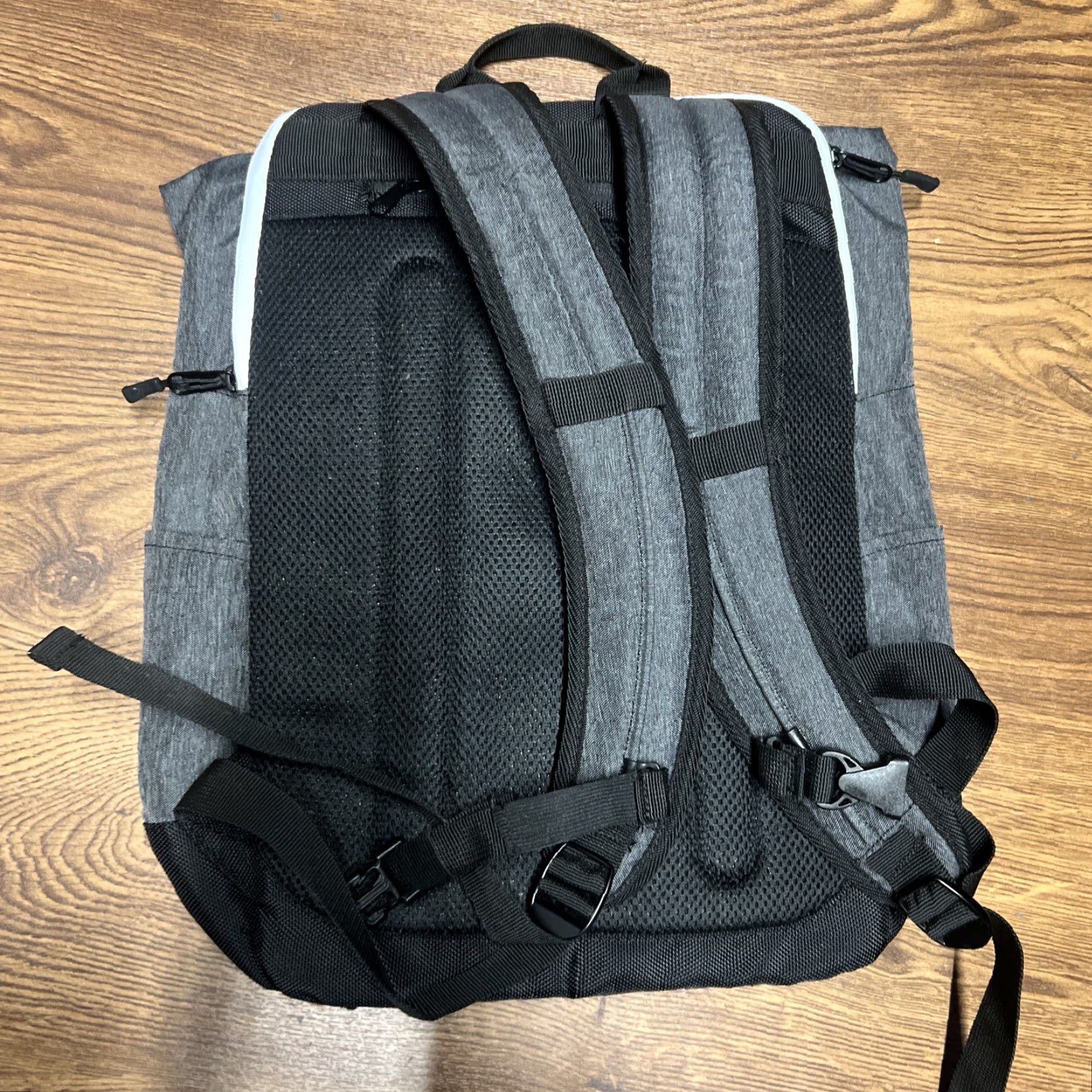 Theory Orange Theory Backpack Laptop Bag Black Gray Nylon Men Backpack International? Size ONE SIZE - 2 Thumbnail