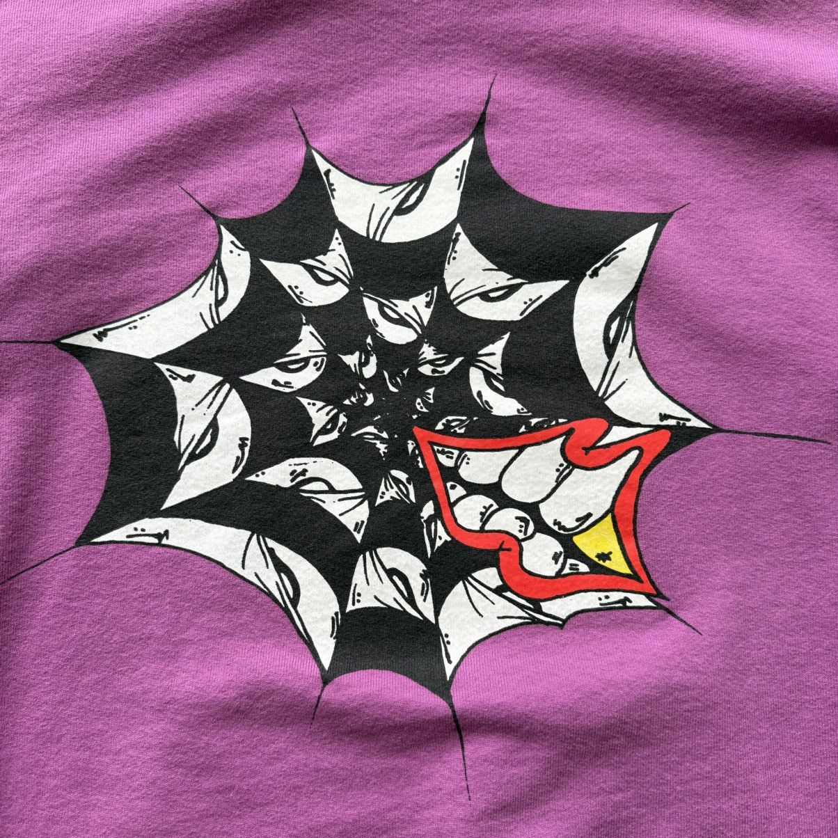 Chrome Hearts Matty Boy Purple Spider Web Hoodie