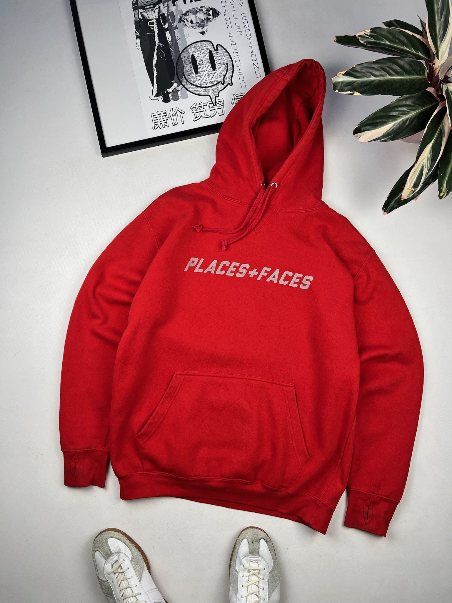 Places + Faces Places + Faces Hoodie Reflective Big Logo Spellout Size US M / EU 48-50 / 2 - 1 Thumbnail