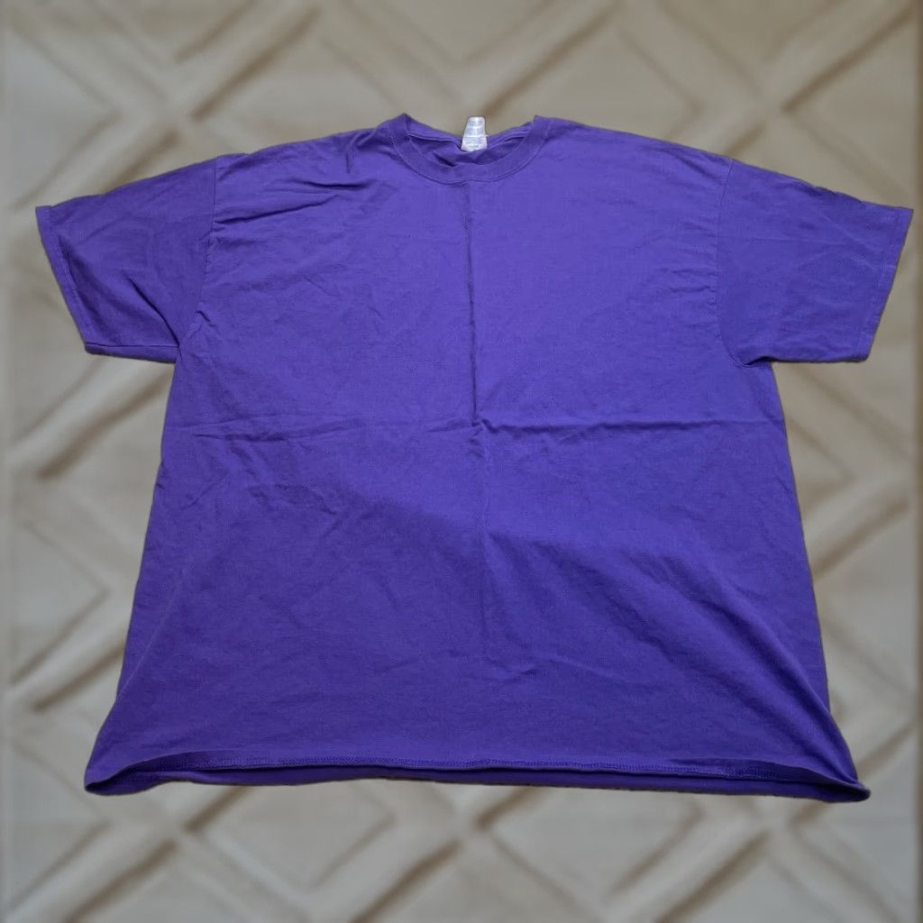 Port & Company Port & Company Core Cotton Shirt Adult 2XL Purple Short Sleeve T-Shirt Men Regular Solid Size US XXL / EU 58 / 5 - 1 Thumbnail