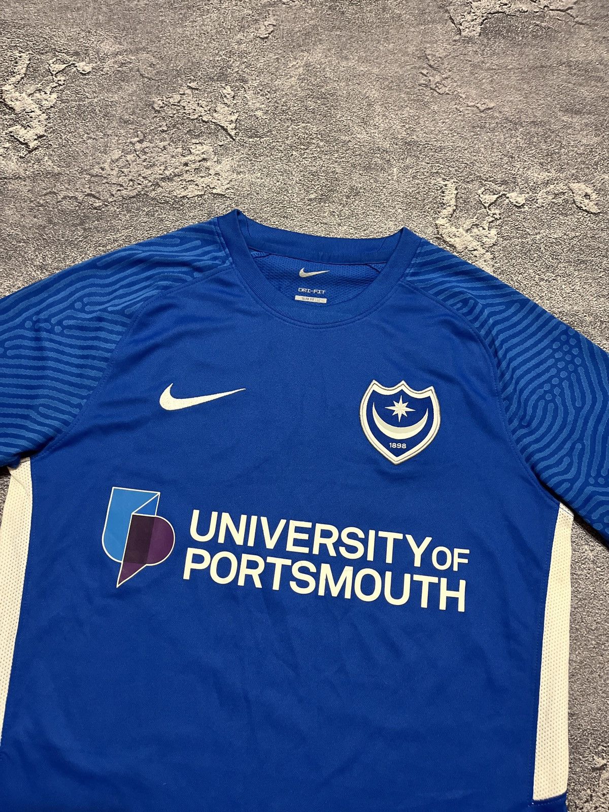 Nike Portsmouth FC 2020 2021 home Nike soccer football jersey Size US S / EU 44-46 / 1 - 2 Thumbnail