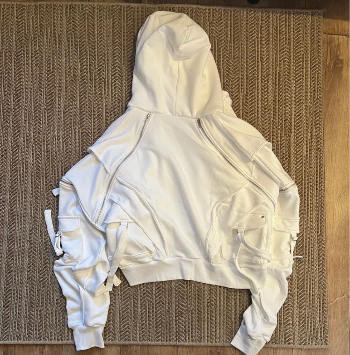 Other Slovakian Dreams White Cargo Hoodie Size US M / EU 48-50 / 2 - 5 Thumbnail
