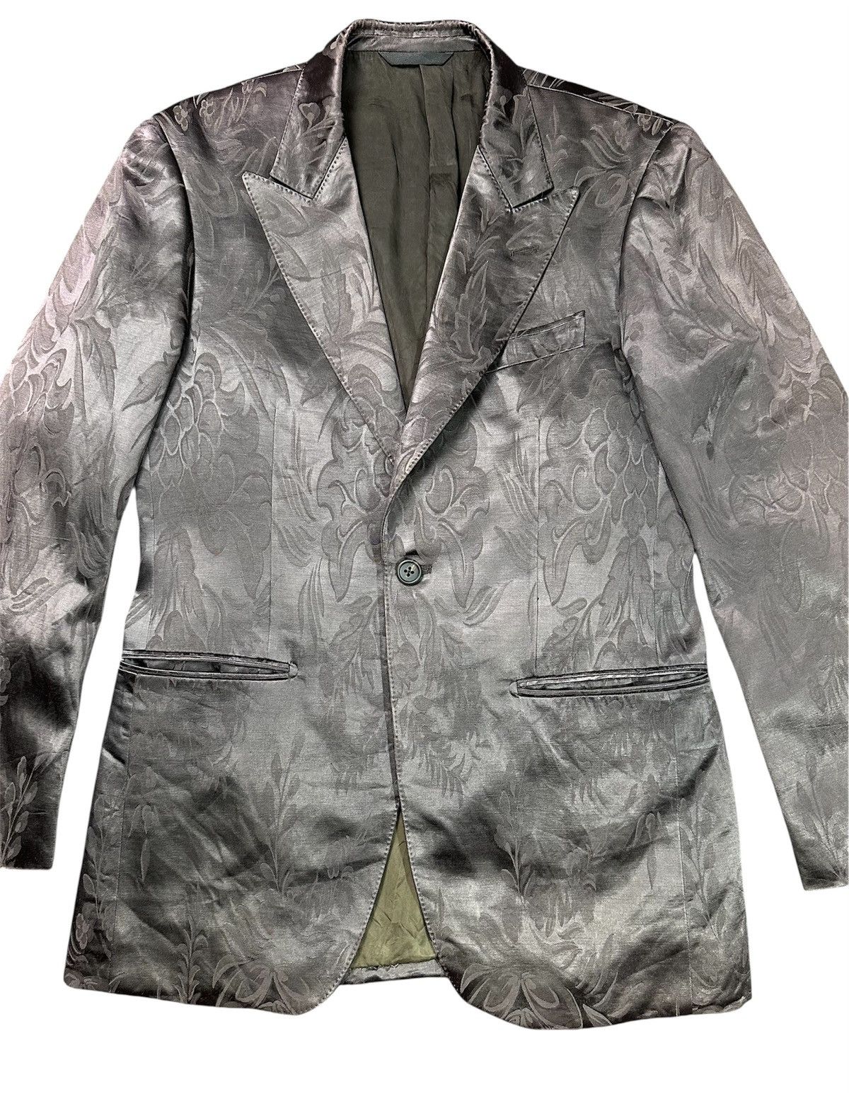 Paul Smith Paul Smith Collection Floral Jacquard Blazer Size 38R - 3 Thumbnail