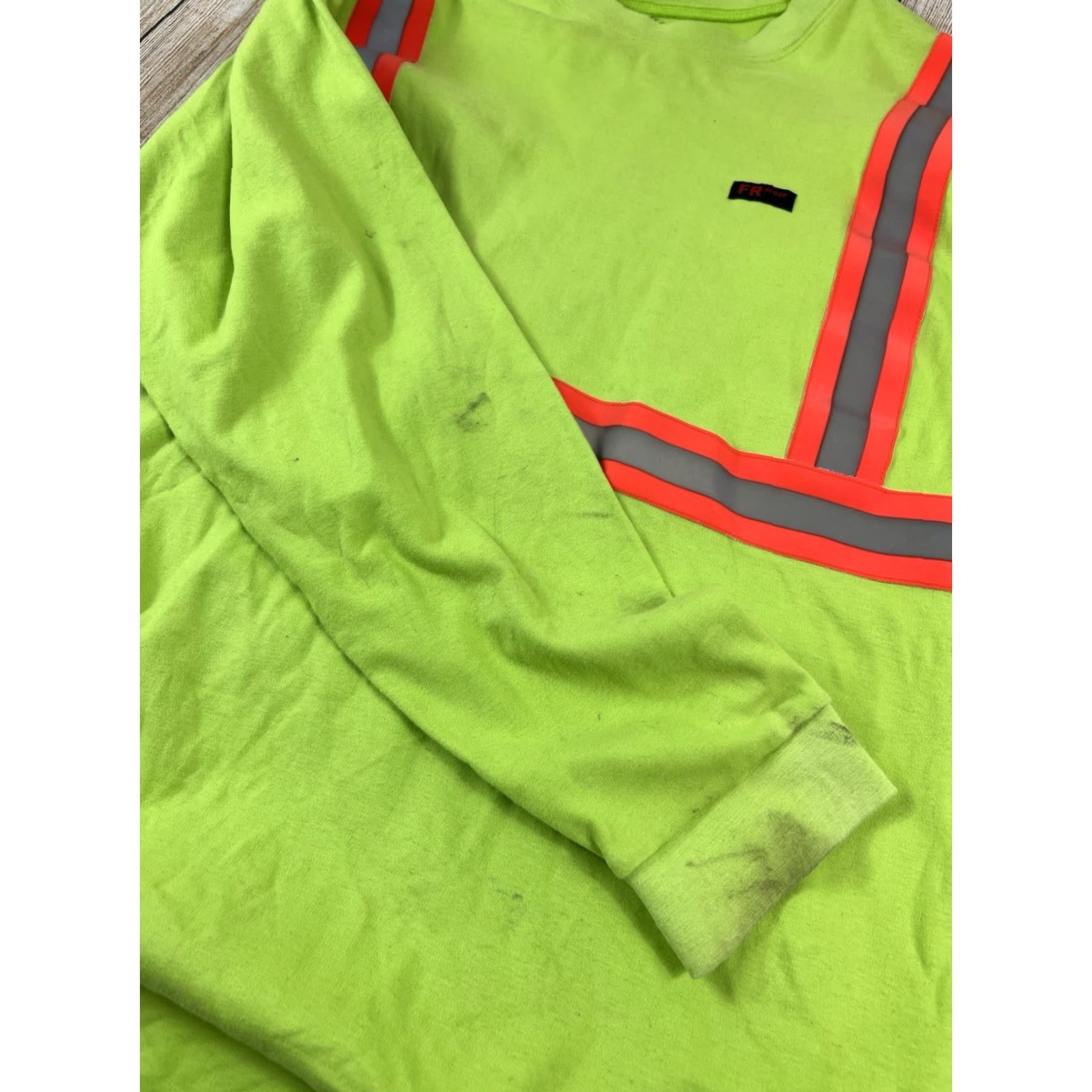 Vintage Black Stallion Shirt L Mens Black Hi Visibility Reflective Welding Work Shirt Size Large Size US L / EU 52-54 / 3 - 5 Thumbnail
