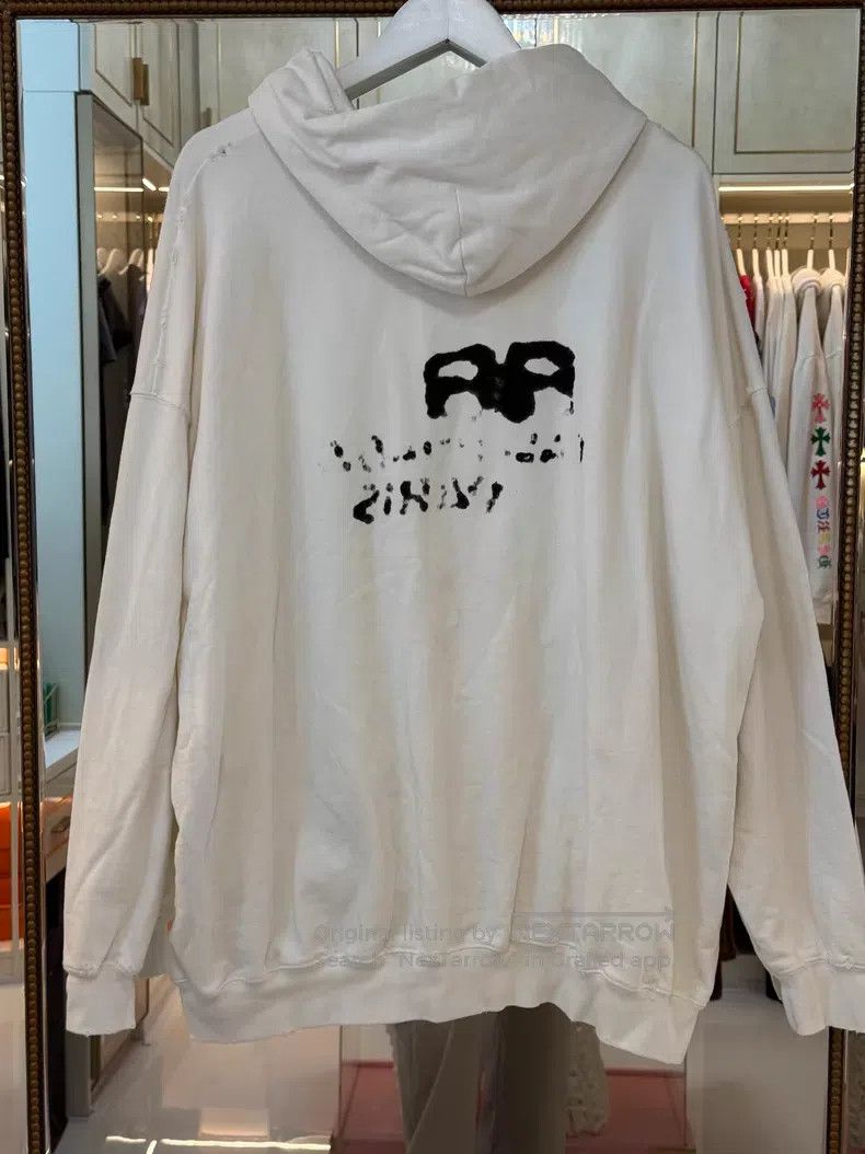 Balenciaga Balenciaga Letter Printed Crewneck Long Sleeve Sweatshirt Size US S / EU 44-46 / 1 - 2 Thumbnail