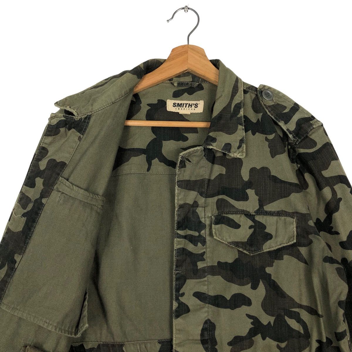 Japanese Brand 🔥Vintage Smith’s American Camouflage Chore Jacket Military Size US M / EU 48-50 / 2 - 12 Thumbnail