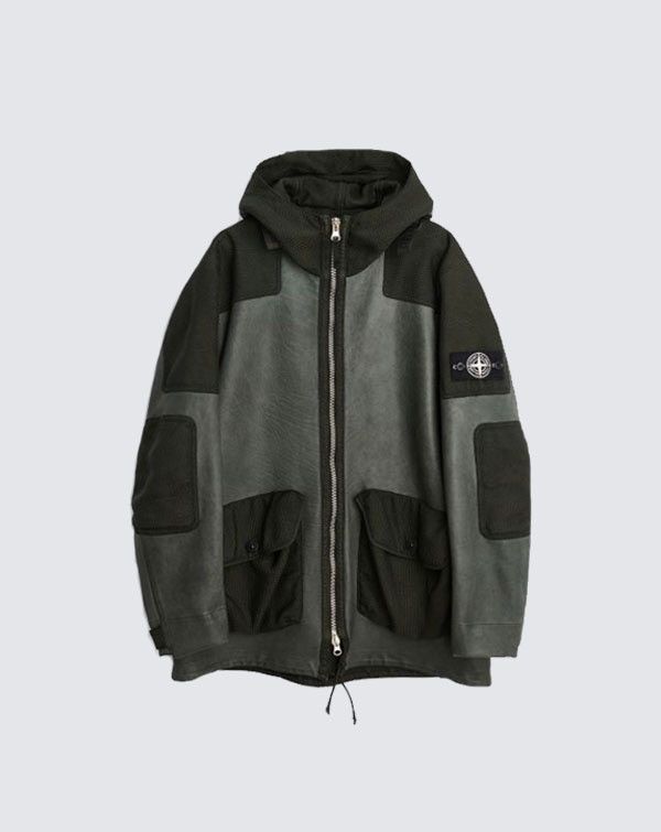 Stone Island Stone Island Leather-TC Modified Panama 6/3 HT Nylon jacket Size US M / EU 48-50 / 2 - 1 Thumbnail