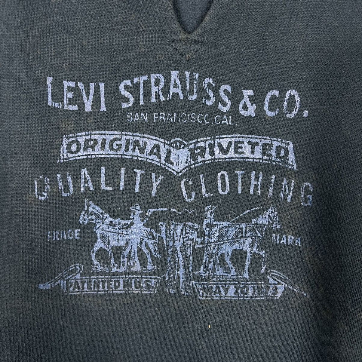 Levi's Y2k Vintage LEVIS Big Logo Sweatshirt Pullover #3947-C180 Size US M / EU 48-50 / 2 - 5 Thumbnail