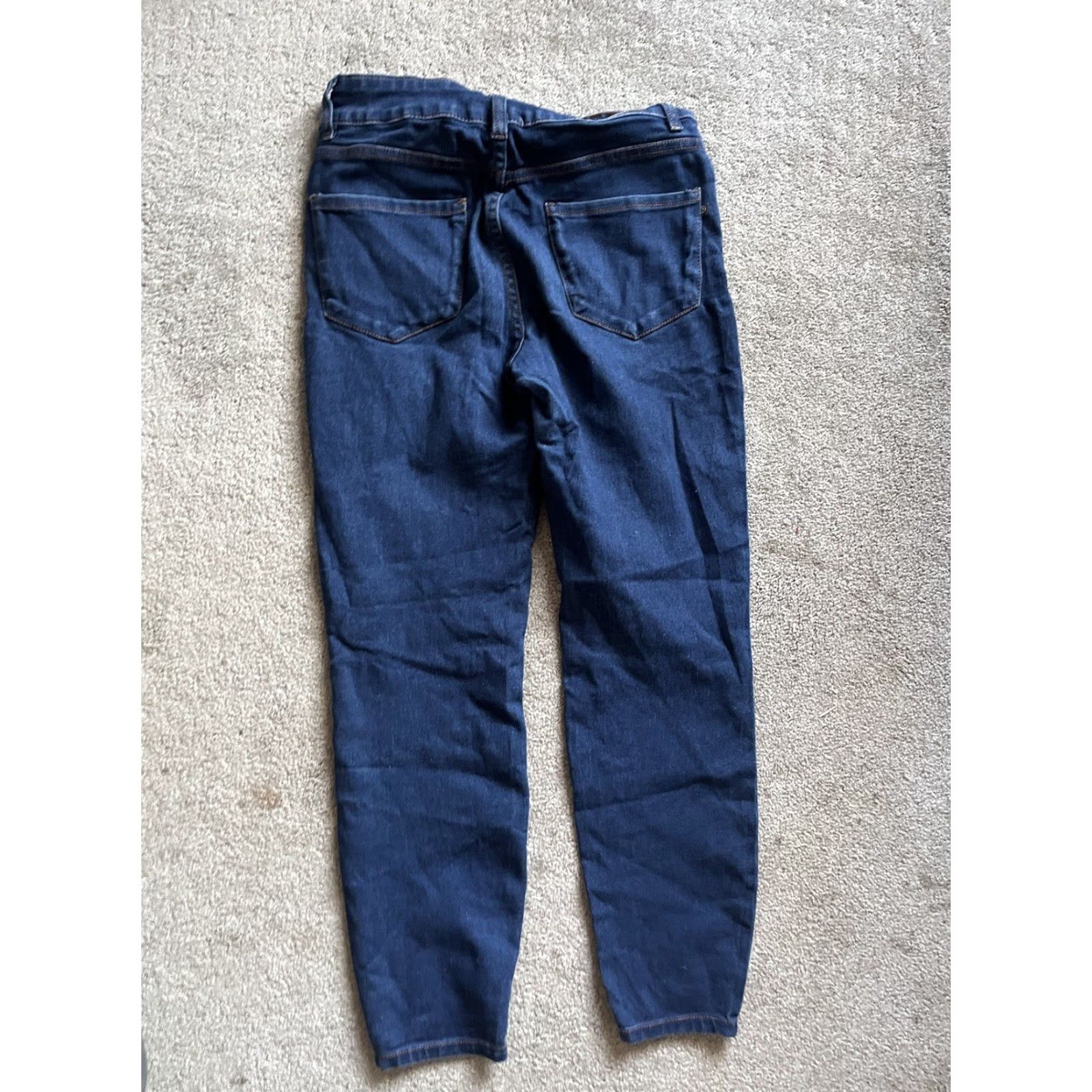 Vintage Tahari Jeans Women's Denim 6 Slim Mid Rise Classic Skinny Blue 5-Pocket Shaping Stretch Slimming Pockets Logo Tahari Jeans Kelly Classic Skinny Womens Size 28" / US 6 / IT 42 - 3 Thumbnail